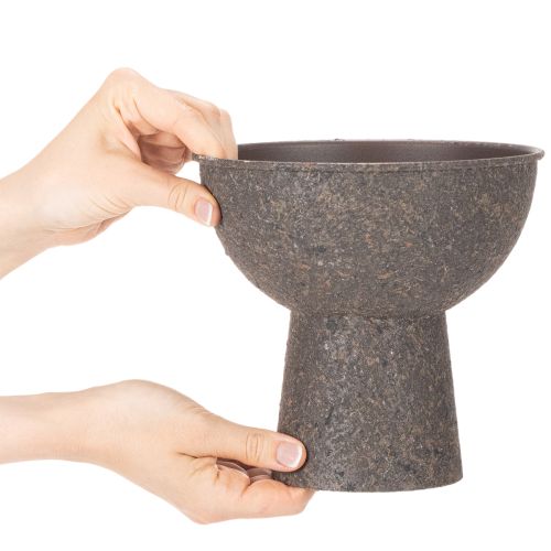 Okrągła donica z podstawą, 18 cm | Floristik24.pl