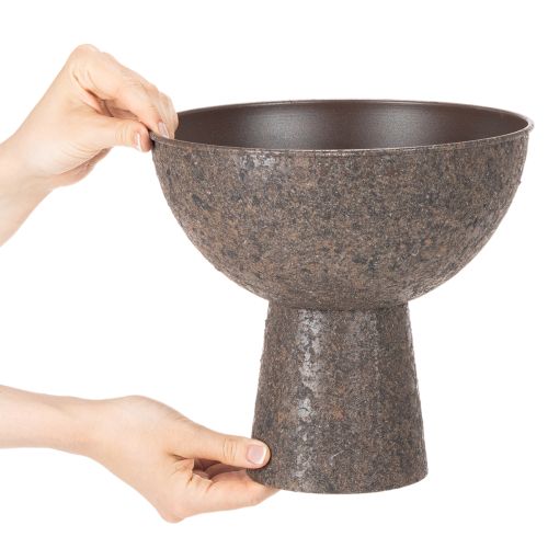 Doniczka okrągła na stojaku, nowoczesna, 25 cm | Floristik24.pl