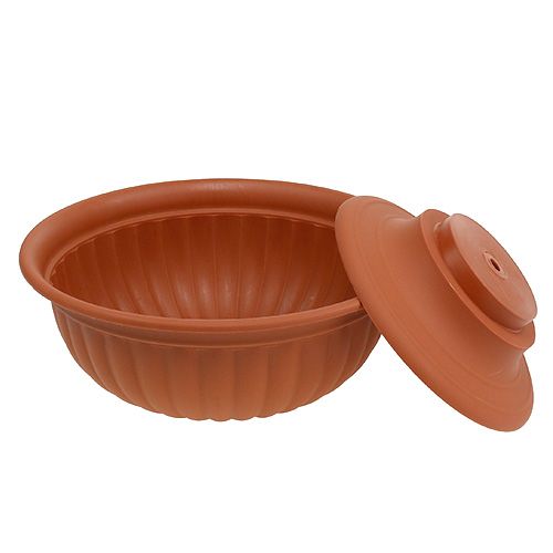 Produkt Miska z nóżką terakota Ø26cm