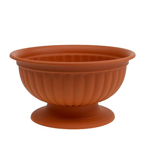 Miska ze stopką terakota Ø30cm