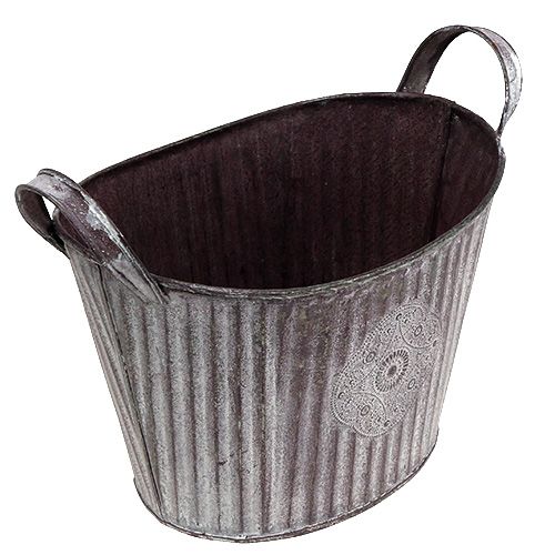 Floristik24 Miska Owalna 22cm x 16cm H15cm Fioletowa