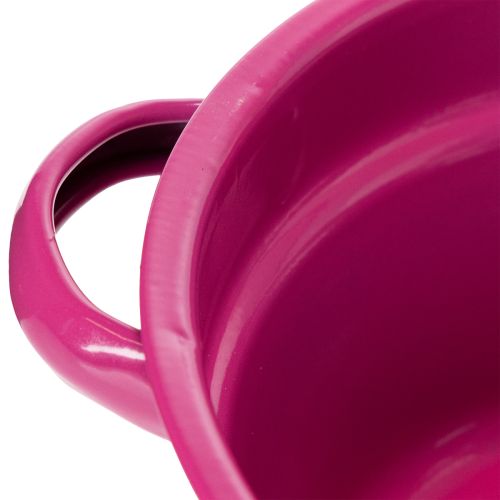 Produkt Doniczka metalowa, letnia ozdoba do salonu, 23 cm, 3 sztuki