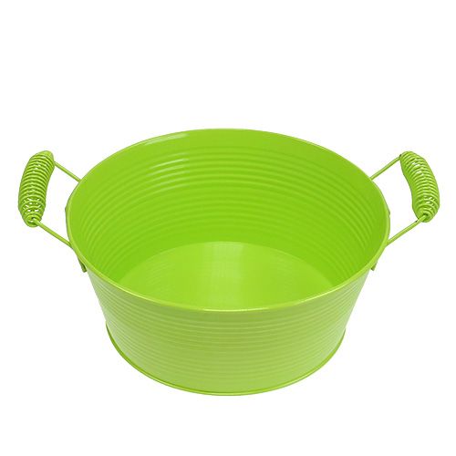 Floristik24 Miska okrągła jabłko zielone Ø22cm H9,5cm