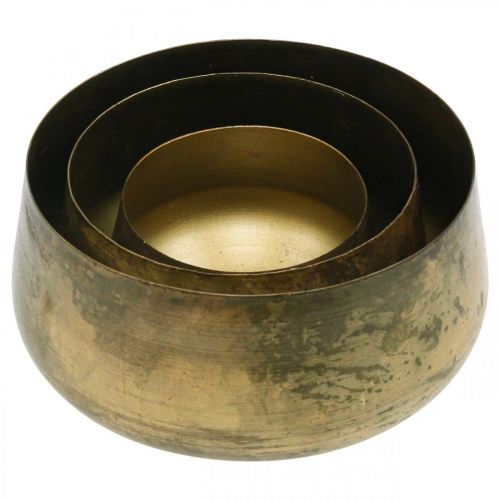 Produkt Misa dekoracyjna mosiężna miska metalowa Ø20/16.5/12,5cm zestaw 3 szt