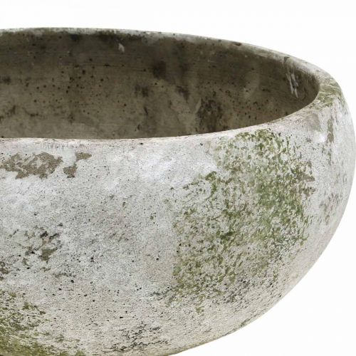 Floristik24 Misa na kwiaty antyczna patyna vintage wygląd betonu Ø26,5cm W12cm