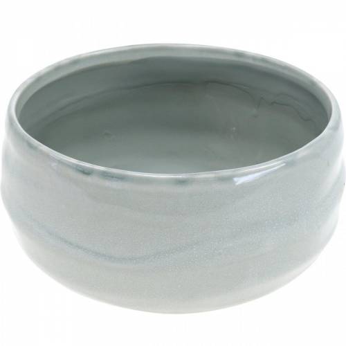 Floristik24 Miska ceramiczna, donica falista, dekoracja ceramiczna owalna Ø18,5cm W7,5cm