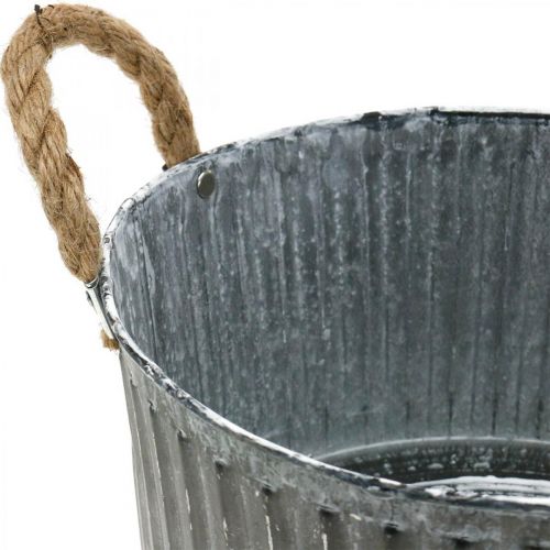 Floristik24 Miska ozdobna, donica z uchwytami, miska na kwiaty do sadzenia Ø25cm