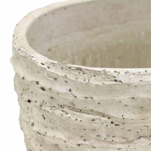 Floristik24 Doniczka Roślina Oval White Antique 27cm x 16cm H13cm