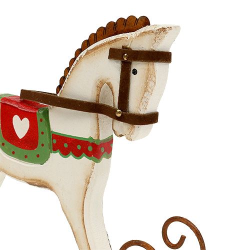 Floristik24 Konik bujany wykonany z drewna L16cm H13cm
