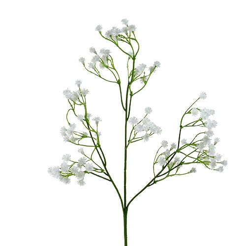 Floristik24 Gypsophila Kwiaty Sztuczne Białe 52cm 6szt