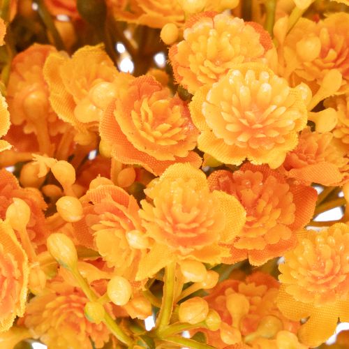Sztuczna gałązka gipsówki pomarańczowej do kompozycji kwiatowych 30cm 10szt | Floristik24.pl