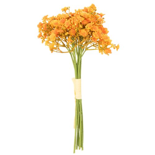 Sztuczna gałązka gipsówki pomarańczowej do kompozycji kwiatowych 30cm 10szt | Floristik24.pl