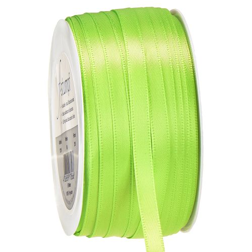Produkt Wstążka satynowa wstążka prezentowa jasnozielona 6mm 50m