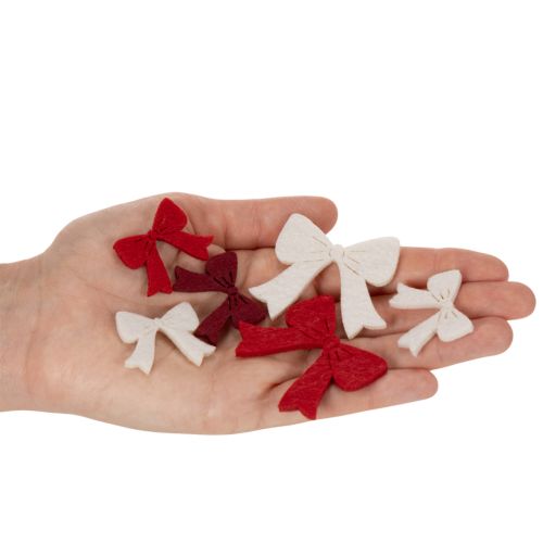Dekoracyjna kokarda Mix Scatter Dekoracja świąteczna i rękodzieło 5 cm 48 szt. | Floristik24.pl