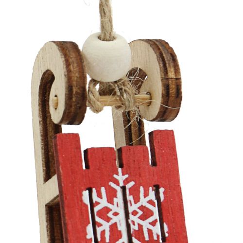 Produkt Sanie do zawieszenia czerwone 4cm 12 szt