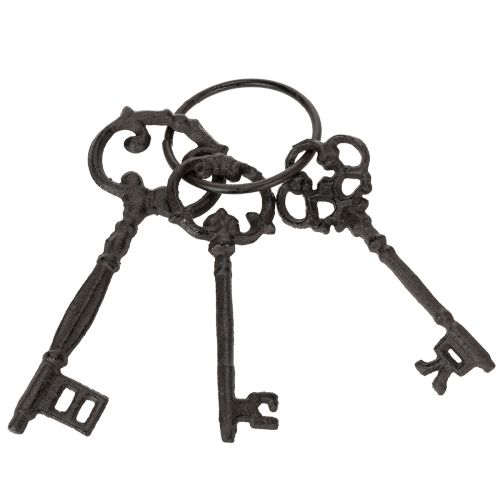 Produkt Dekoracyjny brelok, wzór starego klucza, jako nostalgiczny dodatek do domu, 27 cm
