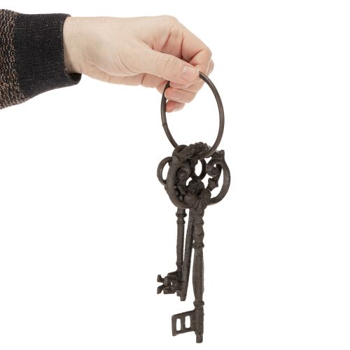 Produkt Dekoracyjny brelok, wzór starego klucza, jako nostalgiczny dodatek do domu, 27 cm