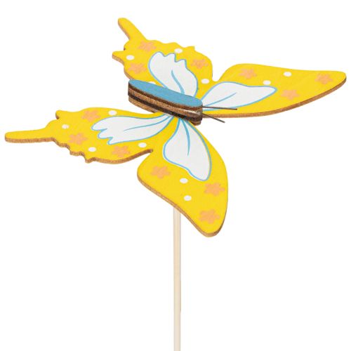 Produkt Wykałaczki do kwiatów, materiały do rękodzieła, motyw motyla do ozdabiania opakowań prezentowych, 28,5 cm, 12 sztuk