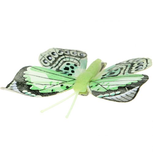 Floristik24 Ozdobny motyl na klipsie sortowany 5cm - 8cm 10szt