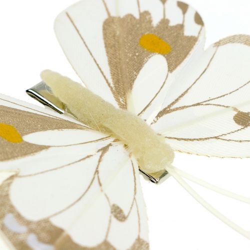 Floristik24 Motyl na klipsie 8cm 8szt