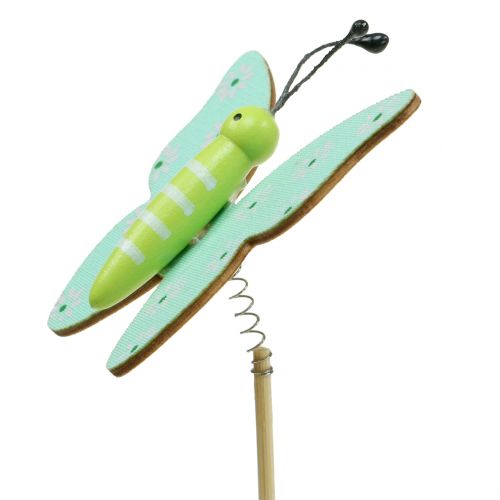 Floristik24 Zatyczka kwiatowa motyl drewno 18cm 12szt