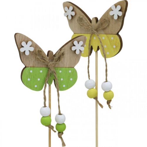 Produkt Kwiatowa dekoracja z motyla do przyklejania 7 × 5 cm 16 sztuk