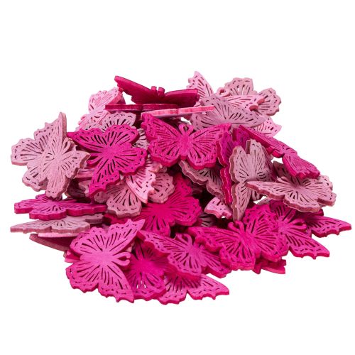 Produkt Dekoracyjne elementy w kształcie motyli do wiosennych aranżacji stołu i misek, 4 cm, 72 sztuki