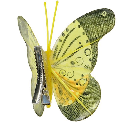 Floristik24 Motylki z klipsem 5cm - 7cm mix 10szt
