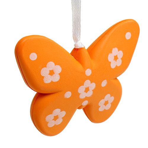 Floristik24 Motyle do powieszenia kolorowe 6,5cm 5szt