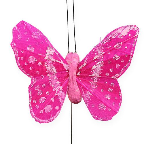 Produkt Motylki dekoracyjne na druciku 5,5cm 24szt.