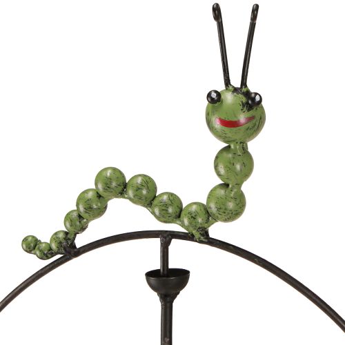 Produkt Ślimak Gąsienica Wiatrowy Dzwonek Ogrodowy Metalowy H67cm 2szt