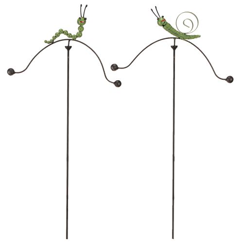 Produkt Ślimak Gąsienica Wiatrowy Dzwonek Ogrodowy Metalowy H67cm 2szt
