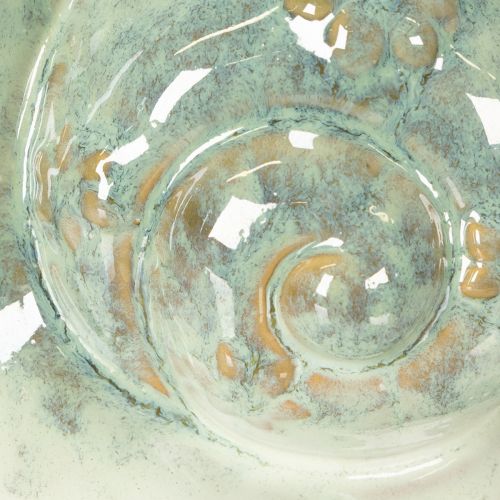 Produkt Ceramiczna figurka dekoracyjna ślimaka do stylowych wnętrz i uroczych dekoracji stołu, 16 cm