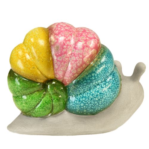 Produkt Dekoracyjna figurka dekoracyjna ślimak ceramiczny kolor 19cmx8,5cmx14,5cm
