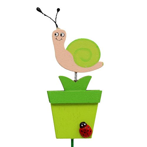 Floristik24 Ślimak w doniczce 8,5cm dł. 28cm 16 szt