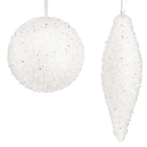 Produkt Dekoracja śnieżna Ozdoby świąteczne kulki szyszki Ø4/8cm 18 szt