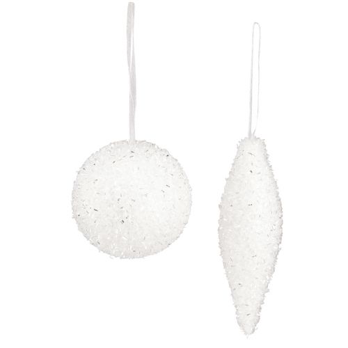 Produkt Dekoracja śnieżna Ozdoby świąteczne kulki szyszki Ø4/8cm 18 szt