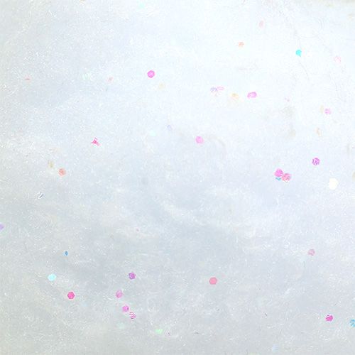 Floristik24 Kula śnieżna z miką 8cm 4szt