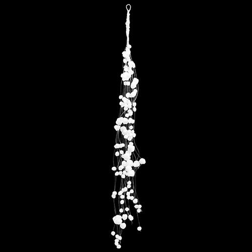 Produkt Snowball Garland 135cm Biały