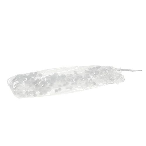 Floristik24 Girlanda śnieżna L75cm biała