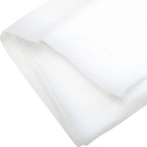 Floristik24 Koc śnieżny deco sztuczna mata śnieżna śnieżny dywan biały 200×50cm