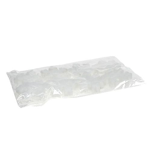 Floristik24 Śnieżynka biała 7cm 8szt