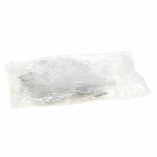 Floristik24 Płatki śniegu wiszące 14,5cm przezroczyste, brokat 12szt.