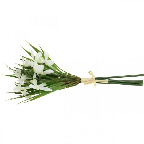 Floristik24 Sztuczna dekoracja przebiśnieg wczesne gafy 27cm pakiet 6szt