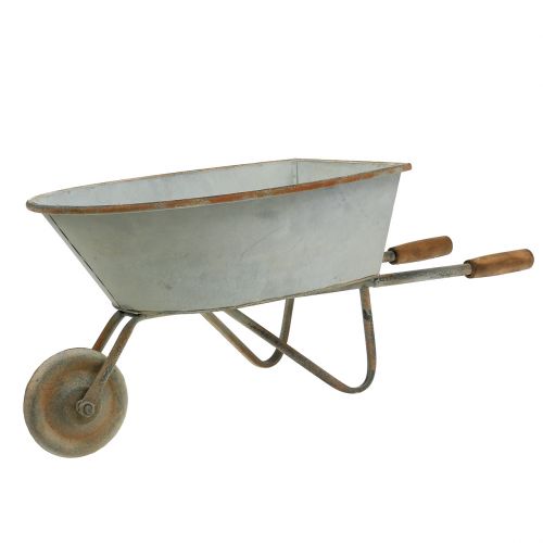 Floristik24 Taczka Planter 61cm x 25cm x 26,5cm Szary