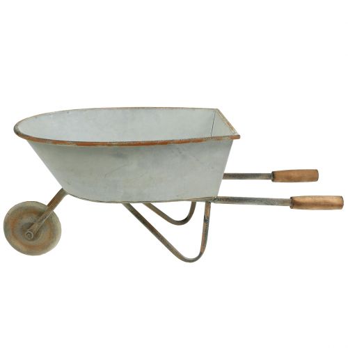 Floristik24 Taczka Planter 61cm x 25cm x 26,5cm Szary