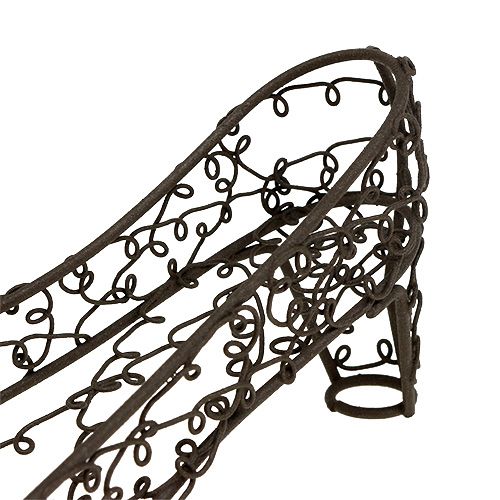 Floristik24 But druciany 19cm x 7cm H7,5cm Brązowy