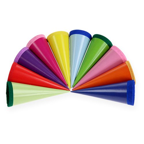 Mini woreczki na cukier kolorowe 12cm 10szt