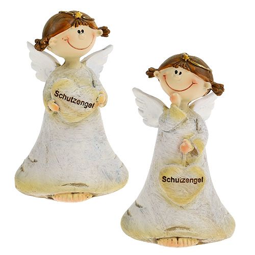 Floristik24 Anioł Stróż krem 8,5cm 4szt