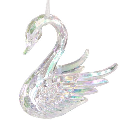 Produkt Łabędź dekoracyjne figurki świąteczne akryl 8,5x4x10cm 3szt